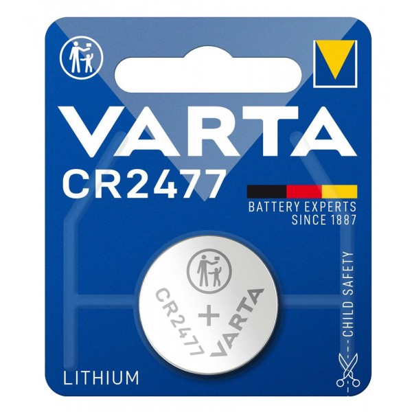 VARTA μπαταρία λιθίου, CR2477, 3V, 1τμχ