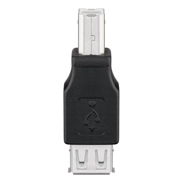 GOOBAY αντάπτορας USB σε USB Type B 50291, θηλυκό σε αρσενικό, μαύρος