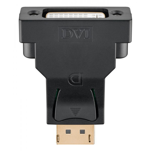 GOOBAY αντάπτορας DisplayPort σε DVI-D 1.1 51720, gold-plated, μαύρος