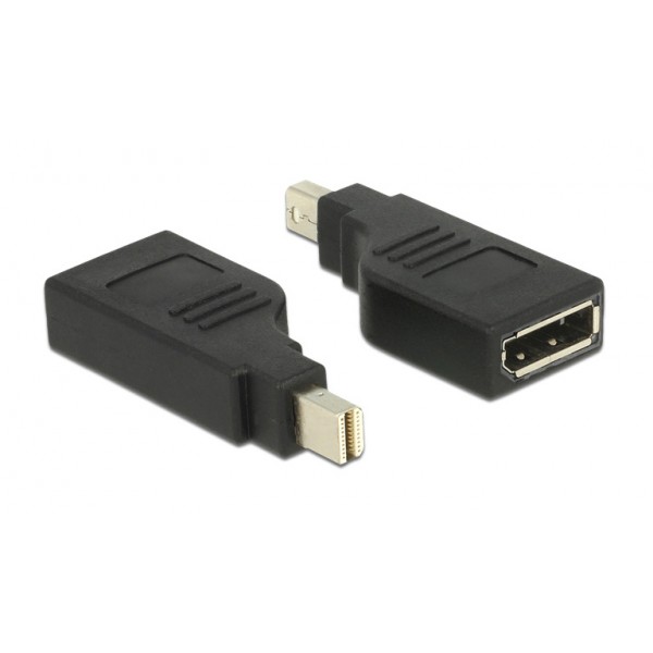 DELOCK αντάπτορας mini DisplayPort (M) σε DisplayPort (F) 65626, 4K, 90°