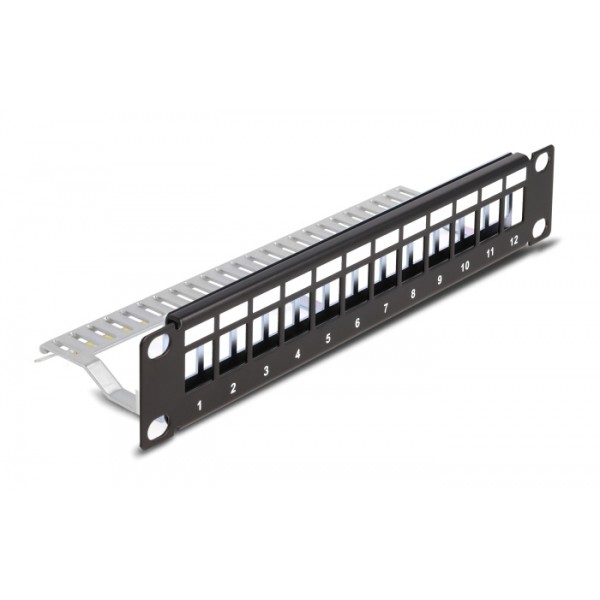 DELOCK Keystone patch panel 66874, 10