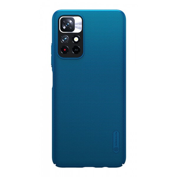 NILLKIN θήκη Super Frosted Shield για Xiaomi Note 11 5G/M4 Pro 5G, μπλε