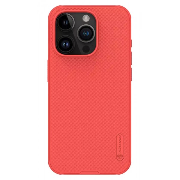 NILLKIN θήκη Super Frosted Shield Pro για iPhone 15 Pro, κόκκινη