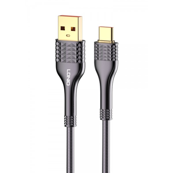 LDNIO καλώδιο USB-C σε USB LS652, 30W, 2m, γκρι