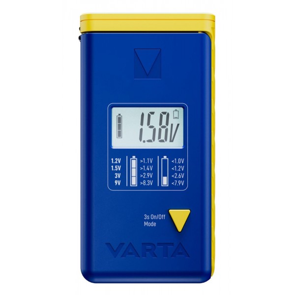 VARTA ψηφιακό tester μπαταρίας 75305 για 9V/AAA//AA/C/D/button cells