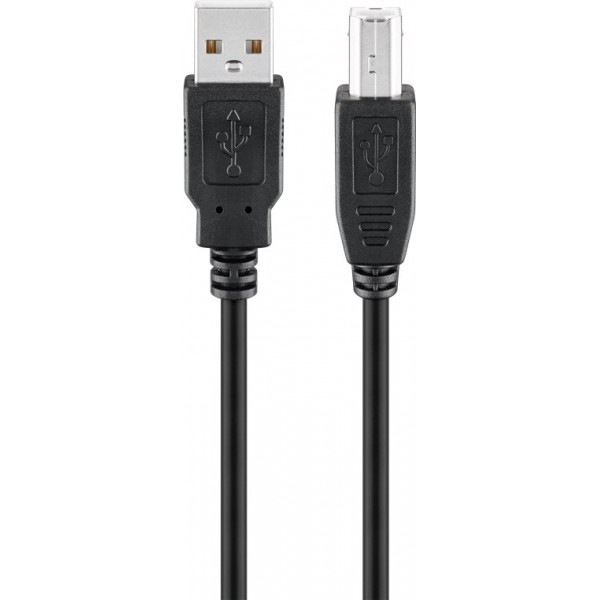 GOOBAY καλώδιο USB 2.0 σε USB Type B 93597, 3m, μαύρο