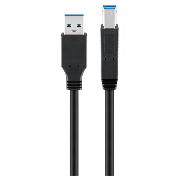 GOOBAY καλώδιο USB 3.0 93655, 5 Gbit/s, 1.8m, μαύρο