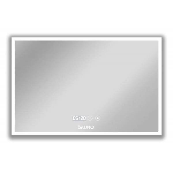 BRUNO καθρέφτης μπάνιου LED BRN-0203, ορθογώνιος, 24W, 60x80cm, IP67