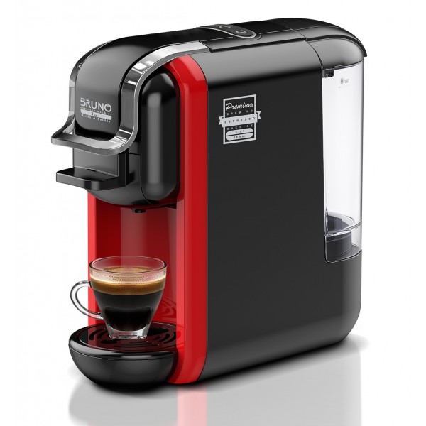 BRUNO Καφετιέρα espresso 3 σε 1 Hot & Cold BRN-0214, 1450W, 19 bar, μαύρη