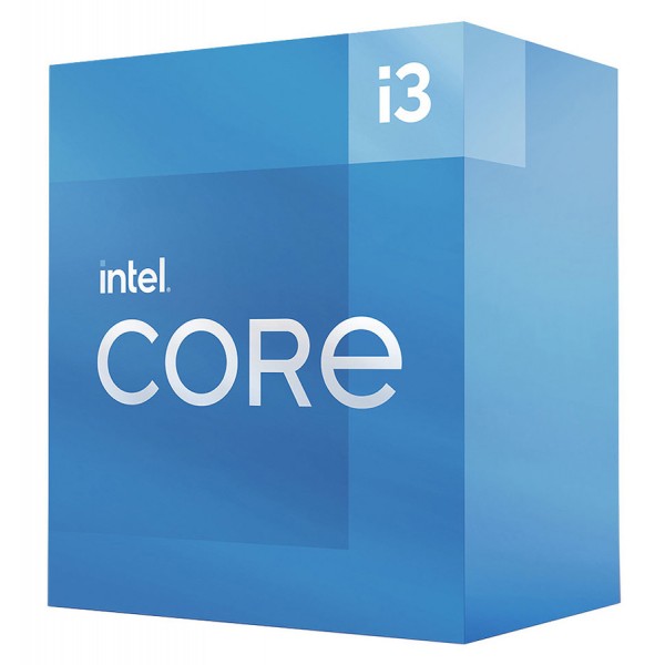 INTEL CPU Core i3-12100F, 4 Cores, 3.30GHz, 12MB Cache, LGA1700