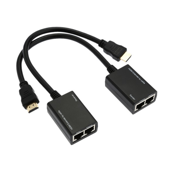 POWERTECH HDMI video extender CAB-H078 μέσω καλωδίου RJ45, 1080p, 30m