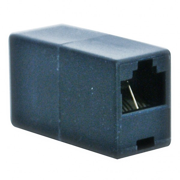 POWERTECH RJ45 εξάρτημα UTP μούφα CAB-N041, θηλυκό/θηλυκό, 8p8c, μαύρο