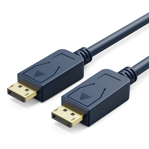 CABLETIME καλώδιο DisplayPort CT-01G, 4K/60Hz, 18 Gbps, 1m, μπλε