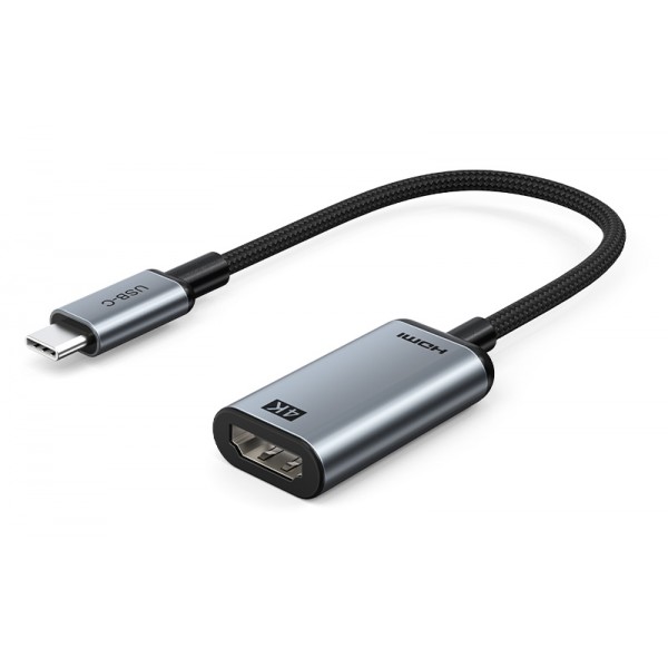 CABLETIME αντάπτορας USB-C σε HDMI CT-CMHF4K30-AG, 4K/30Hz, γκρι