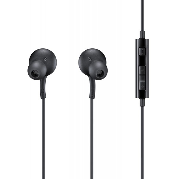 SAMSUNG earphones EO-IA500, 3.5mm, 1.2m, μαύρα