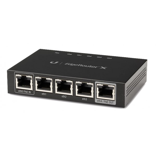 UBIQUITI Gigabit PoE EdgeRouter X ER-X, 5 ports 10/100/1000Mbps