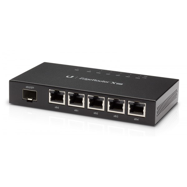 UBIQUITI router EdgeRouter X SFP, 5-Port Gigabit PoE, 1000Mbps, 50W