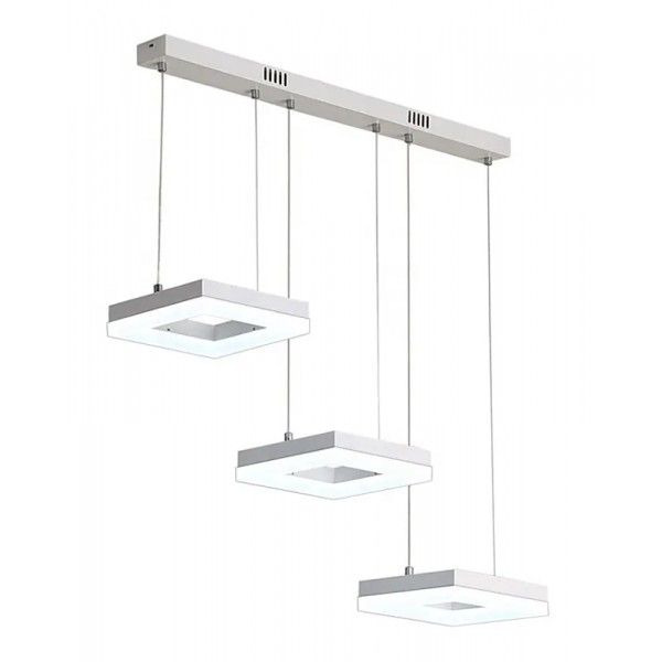 POWERTECH LED φωτιστικό οροφής HLL-0102, 35W, 4000K, 70x120cm, λευκό