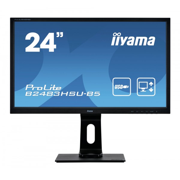 IIYAMA used Οθόνη B2483HSU LED, 24