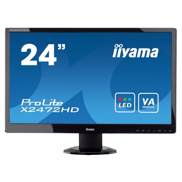 IIYAMA used οθόνη X2472HD LED, 24