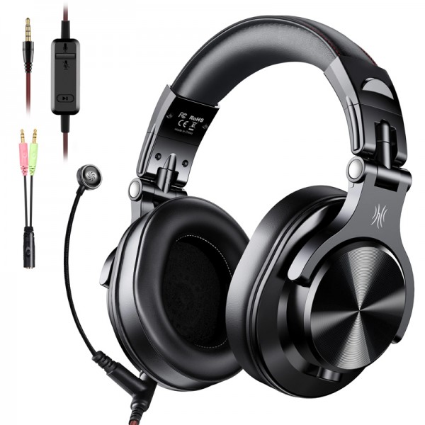 ONEODIO gaming headset Fusion A71M, 6.35mm & 3.5mm, Hi-Res, 40mm, μαύρο