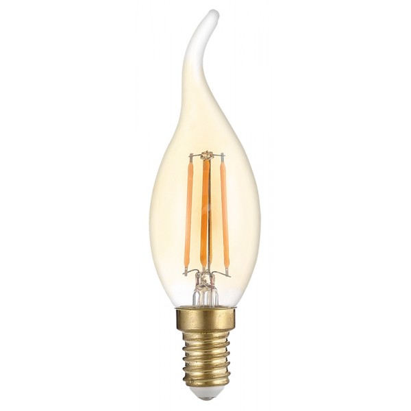 OPTONICA LED λάμπα Candle T35 Filament 1491, 4W, 2500K, E14, 400lm