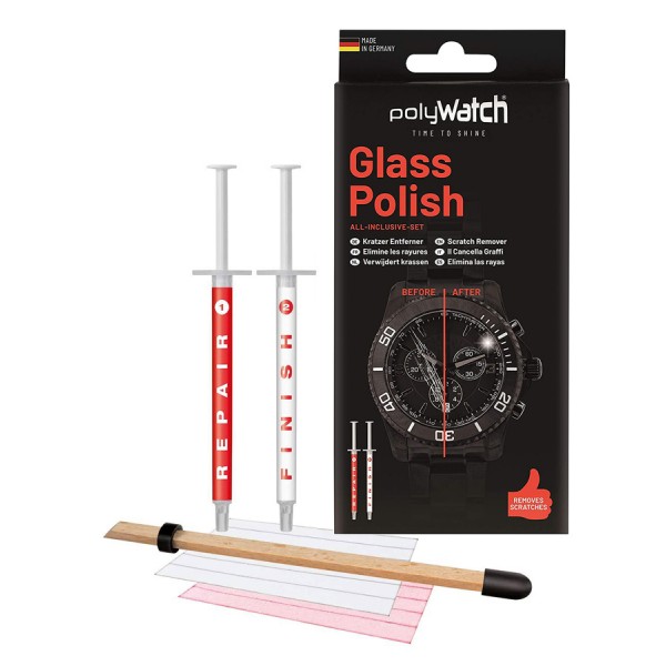 POLYWATCH kit αφαίρεσης γρατζουνιάς P11017 για τζάμι ρολογιού