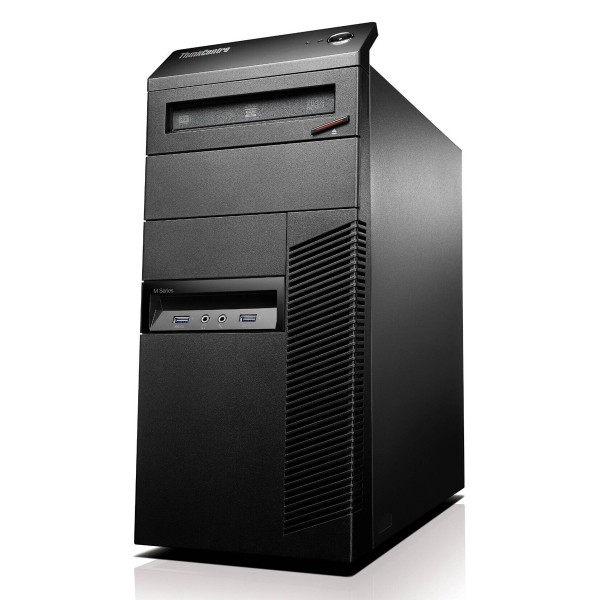 LENOVO PC ThinkCentre M93p MT, Refurbished Grade A Repainted, i5-4570, 8GB, 500GB HDD, DVD, FreeDOS