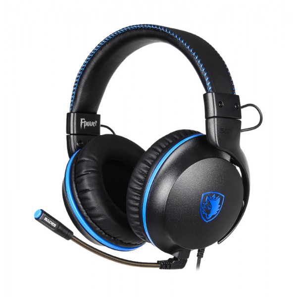 SADES Gaming Headset Fpower SA-717-BL, multiplatform, 3.5mm