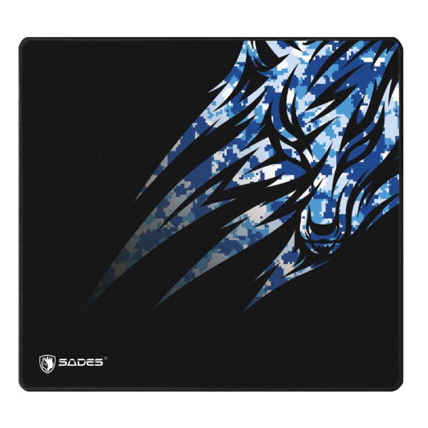 SADES Gaming Mouse Pad Hailstorm, rubber base, 450 x 400mm