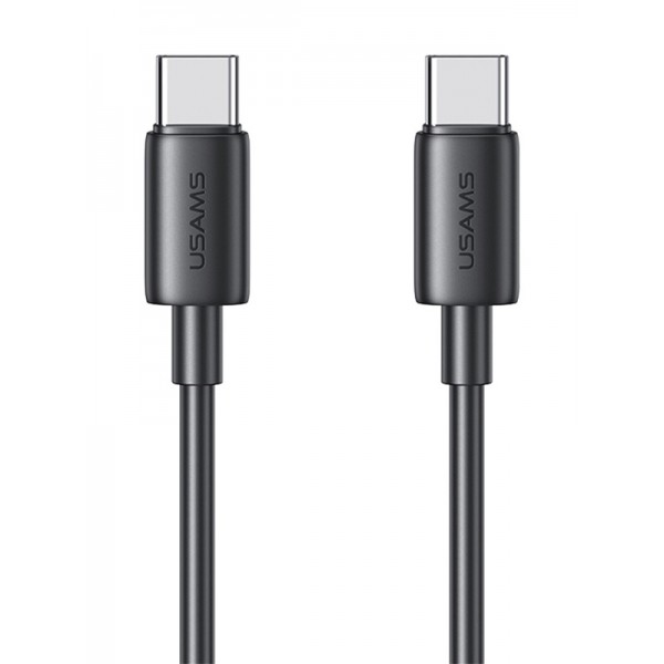 USAMS καλώδιο USB-C US-SJ711, 60W, 480Mbps, 1m, μαύρο