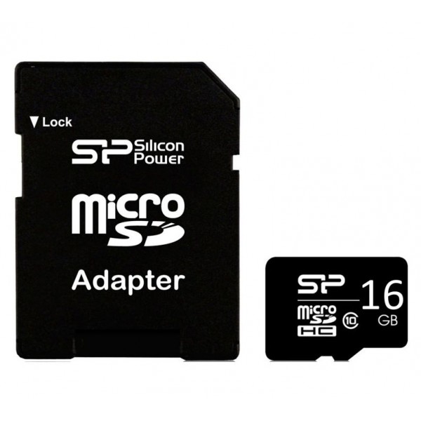 SILICON POWER κάρτα μνήμης 16GB micro SDHC, Class 10