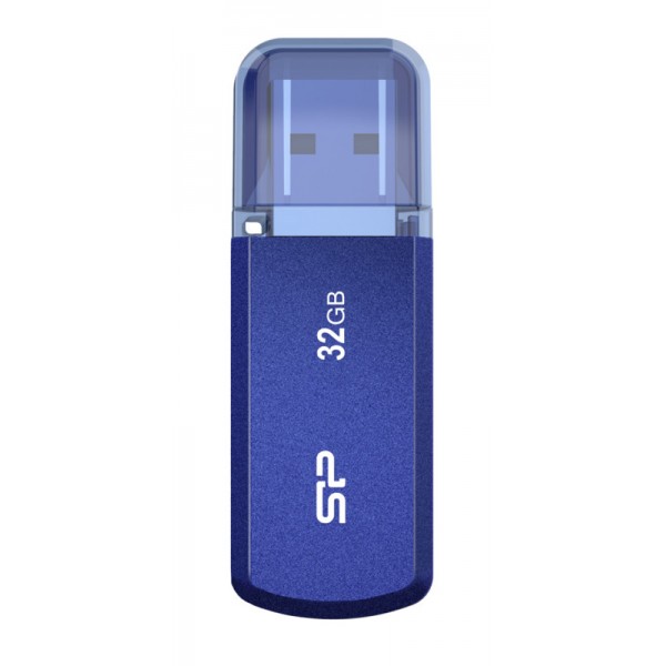 SILICON POWER USB Flash Drive Helios 202, 32GB, USB 3.2, μπλε