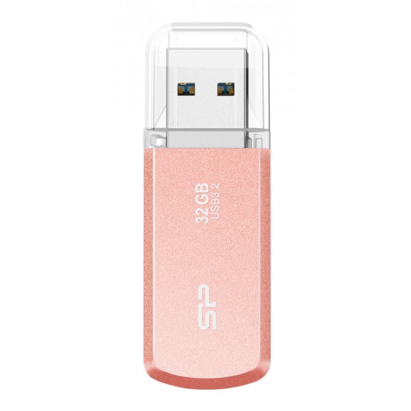 SILICON POWER USB Flash Drive Helios 202, 32GB, USB 3.2, ροζ χρυσό