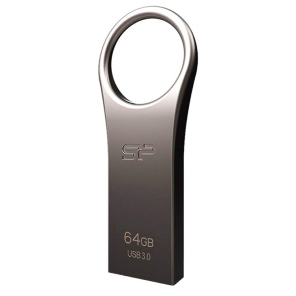 SILICON POWER USB Flash Drive Jewel 80, 64GB, USB 3.2, ασημί