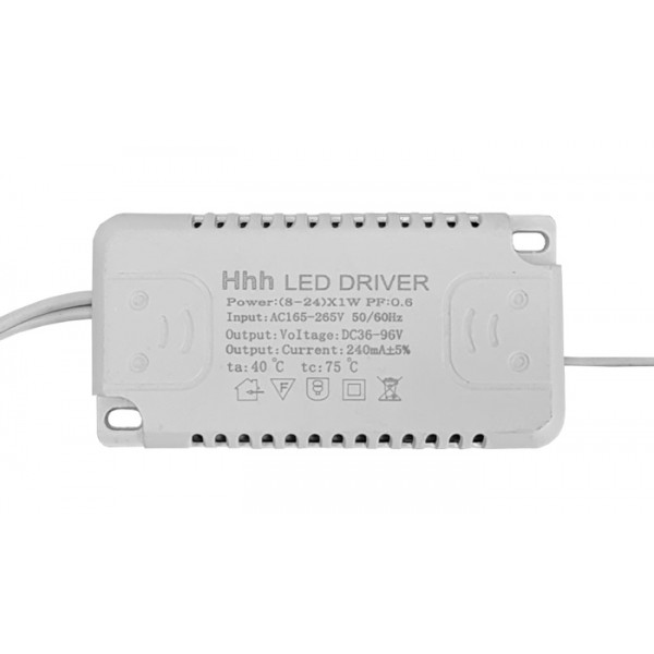 LED Driver SPHLL-DRIVER-008, 8-24W, 1.7x3.6x7.1cm