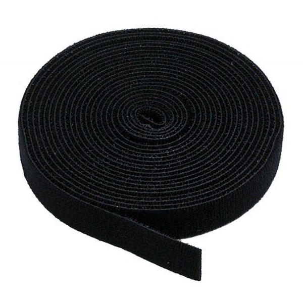 POWERTECH ταινία τύπου velcro πολλαπλών χρήσεων, 13mm, 3m, Black