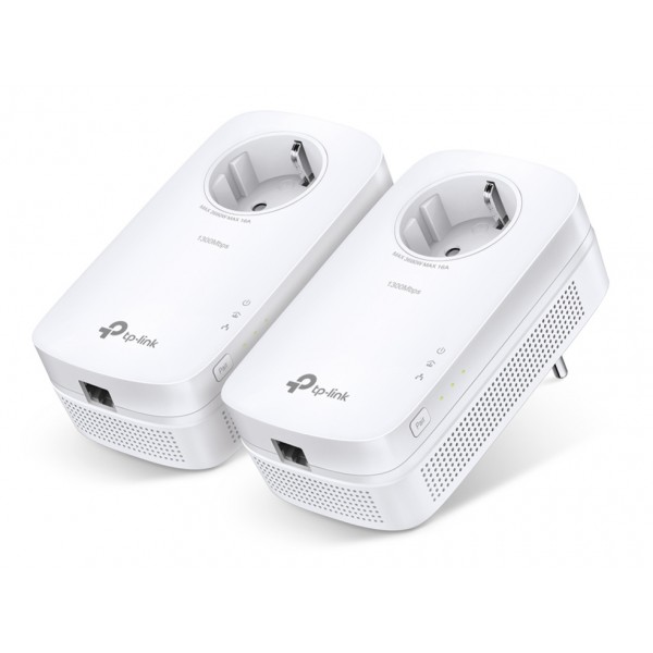 TP-LINK Passthrough Powerline Starter Kit TL-PA8010P, AV1300, Ver: 3.0