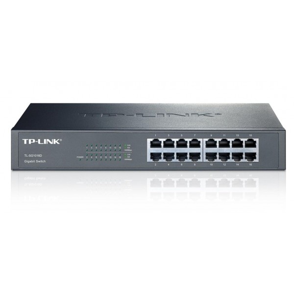 TP-LINK Desktop/Rackmount Switch TL-SG10016D 16 Θυρών, Ver. 8.0