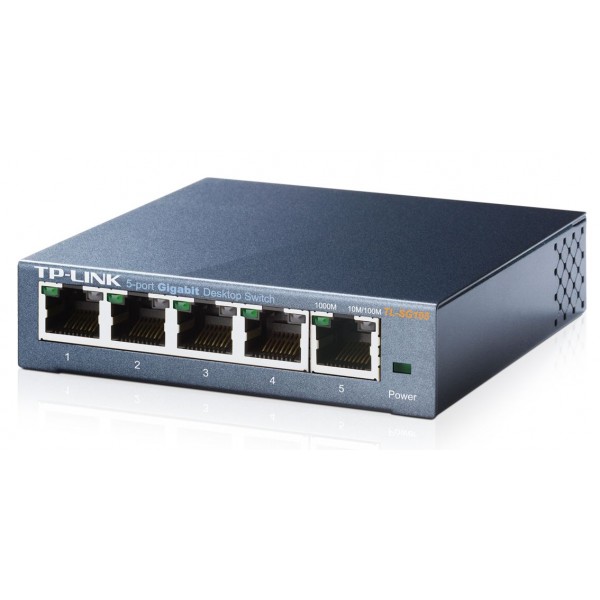 TP-LINK Gigabit Switch TL-SG105, 5 θύρες, Ver. 6.0