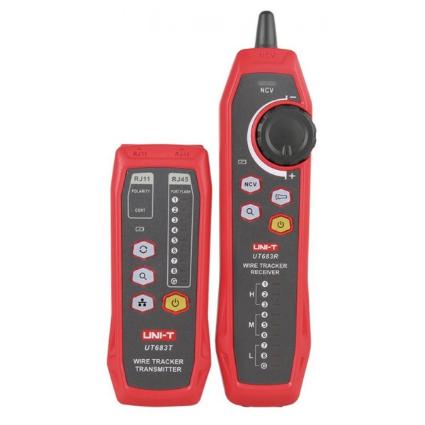 UNI-T tester καλωδίων δικτύου UT683KIT, RJ45/RJ11