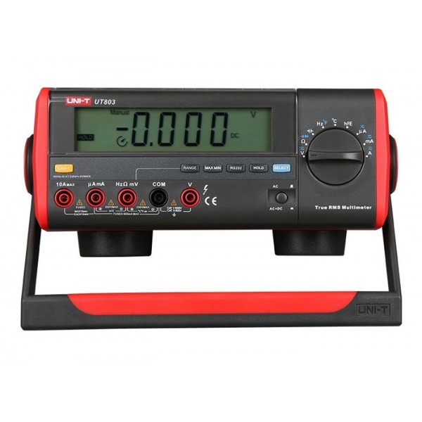 UNI-T ψηφιακό πολύμετρο πάγκου UT803, 1000V AC/DC, 100kHz, True RMS