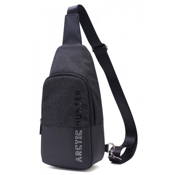 ARCTIC HUNTER τσάντα Crossbody XB0058-BK, μαύρη