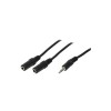 Cable Audio 3.5mm M/2x3.5mm F 0.2m Logilink CA1046