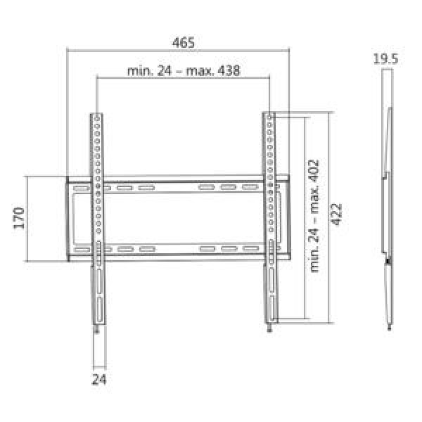 TV Bracket Logilink Fixed BP0009