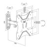 TV Bracket Logilink Tilt & Swivel BP0007