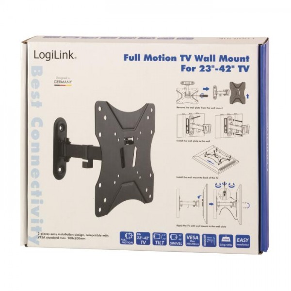 TV Bracket Logilink Tilt & Swivel BP0007