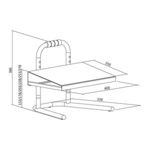 Footrest Adjustable Logilink EO0007