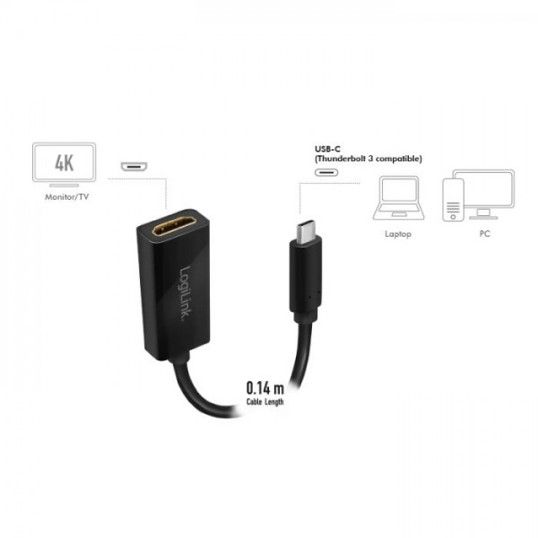 Type-C 3.2 to HDMI Converter Logilink UA0236A