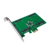 Pci Express to 2x mSATA SSD Logilink PC0078